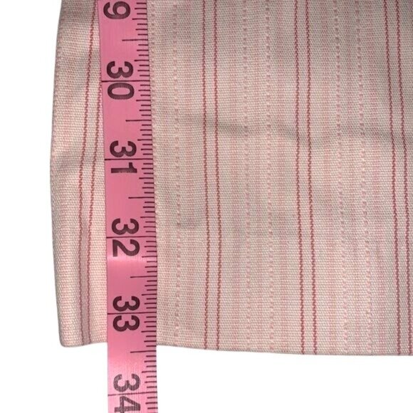 Gap Womens Beige & Pink Striped Stretch Pants Size 10 - Picture 10 of 12